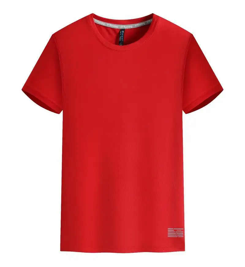 T-shirt de haute qualité Oem 100% coton t-shirts pour hommes de grande taille unis de marque personnalisée
