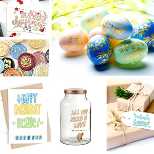 Double Line <b>Outline</b> Markers 24pcs, <b>Metallic</b> Shimmer Markers for Gift Cards, Rock Painting, Wood, Ceramic, Glass - Product Image 4