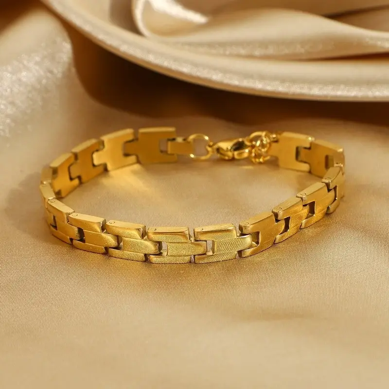 YAZS 2024 placcato 24 Karat ragazze in oro egiziano gioielli di moda personalizzati intrecciati braccialetti tigre