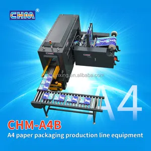 CHM Totalmente Automático A4 papel de copia de hojas y resma línea de producción de envoltura A4 máquina de fabricación de papel