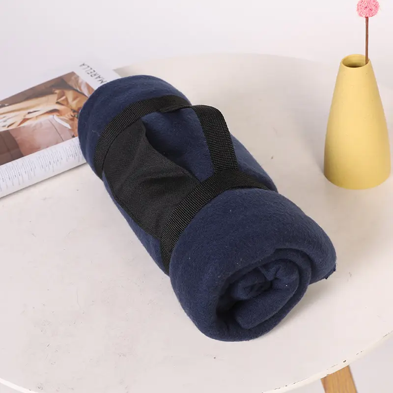 Cobertor de lã de poliéster 100%, personalizado, para acampamento, viagem, portátil, jogar
