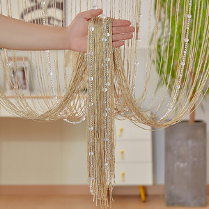 Kristallperlen-Vorhang, Sichtschutz-Trennwand, Quasten-Türvorhang, Eleganter Wohnzimmer- und Hotel-Eingangsbereich-Dekorationsvorhang - Product Image 1