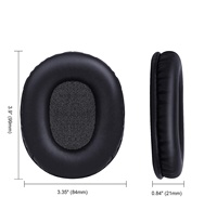 Bantalan Telinga Pengganti Kulit Protein untuk Audio Technica ATH-M50X M50XBT Bantalan Telinga Bantalan Telinga