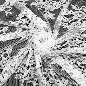 Tissu en dentelle brodée de roses de haute qualité GCW-H2025-32 pour la décoration de robes de mariée - Product Image 4