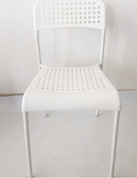 Chaise en plastique moderne à trous, originalité, chaise de loisirs pour adultes