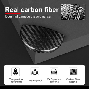 Bouton de boîte à gants en fibre de carbone véritable pour <span class=keywords><strong>Fiat</strong></span> <span class=keywords><strong>500</strong></span> 2011 2012 2013 2014 2015 <span class=keywords><strong>Abarth</strong></span> 595 2016 2017 <span class=keywords><strong>2018</strong></span> 2019 2020 2021 2022 2023 - Product Image 4