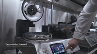 Máquina de Cocina Profesional Automática para Escuelas - Herramienta de Entrenamiento Educativo de Acero Inoxidable 304 de Alta Resistencia con Pantalla Táctil Digital