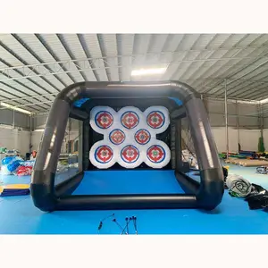 Juegos deportivos interactivos inflables al aire libre Combi Sport Arena con sistema IPS para adultos y niños