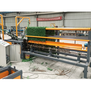 Màu xanh lá cây máy móc động cơ PLC vườn trang trí hàng rào lõi động cơ dây chuỗi liên kết cho đồng cỏ sản xuất đan máy làm - Product Image 1