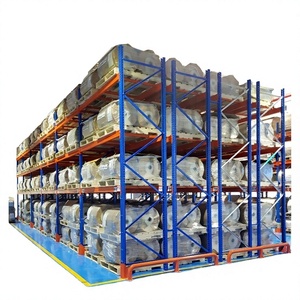 Étagère à double profondeur robuste pour le stockage de palettes dans les centres de distribution et les entrepôts industriels - Product Image 1