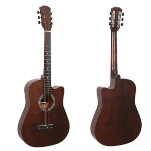 Guitare acoustique de 38 pouces fabriquée en Chine - Vente en gros, 6 cordes, bois, couleurs au choix, prix économique pour achat en gros - Product Image 6