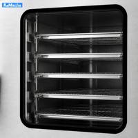 Four à circulation d'air chaud avec écran tactile LCD, 5 niveaux de cuisson, humidification par pulvérisation, 50 programmes, 60L 95L 120L, four commercial