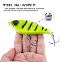 Leurre de pêche à la traîne à descente lente de 75 mm, 90 mm, 120 mm, 150 mm, pour la pêche au musky, au brochet, au slider, au black bass