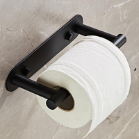 Nouveau support mural auto-adhésif en acier inoxydable brossé avec système de verrouillage pivotant pour rouleau de papier toilette 2026