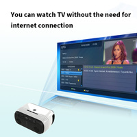 2025 nouveau projecteur de télévision numérique Portable projecteur LCD Mini LED HD MI AV DVBT2 projecteur de télévision numérique pas d'Internet requis pour regarder