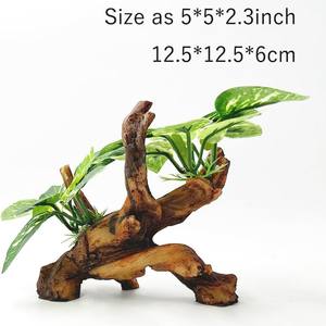 Branche de <span class=keywords><strong>bois</strong></span> flotté artificiel artificiel d'herbe <span class=keywords><strong>sous</strong></span>-marine de simulation <span class=keywords><strong>bois</strong></span> creux réaliste - Product Image 5