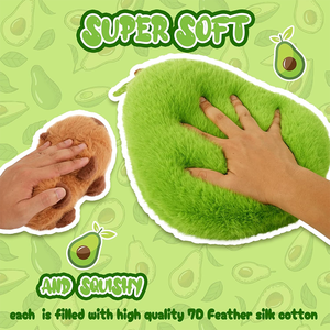 Poupée Capibala en peluche 35cm Animal doux Souris avocat Jouets en peluche Poupée avocat Cadeau pour enfants et filles Oreiller Capybara - Product Image 6