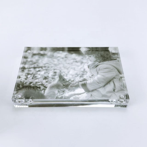 4X6 Heldere Dubbelzijdige Acryl Foto Blok <span class=keywords><strong>Frame</strong></span> Met Magnetische Acryl Fotolijst Voor Tafelblad Display - Product Image 2