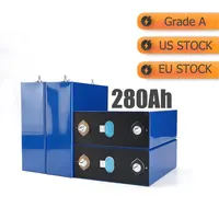 Stock US europe 3.2v 280ah lifepo4 6000 cycles eve 280ah lifepo4 lf280k prismatic batterie cellule 280ah lithium ion batteries
