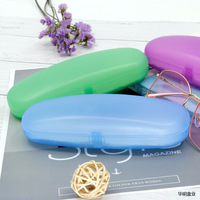 Boîte de rangement en plastique pour lunettes, Logo personnalisé, coque rigide, grands étuis de protection pour lunettes, boîte de rangement carrée pour lunettes de soleil
