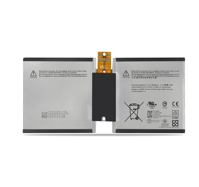 Factory Wholesale 3.78V 7270mah G3hta007h Replacement Tablet Laptop Battery for Microsoft Surface RT3 1645