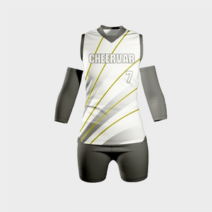 时尚女式修身 V 领排球服背心排球比赛球衣 - Product Image 2