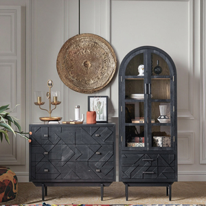 <span class=keywords><strong>Armoire</strong></span> dôme vintage française <span class=keywords><strong>avec</strong></span> portes en verre, <span class=keywords><strong>armoire</strong></span> <span class=keywords><strong>murale</strong></span> en bois massif noir, <span class=keywords><strong>armoire</strong></span> sur pied pour salon - Product Image 2