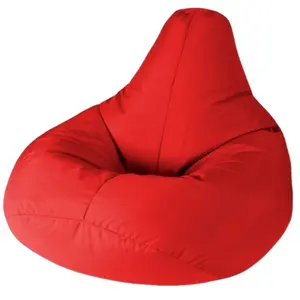 आउटडोर अद्वितीय त्रिकोण beanbag कुर्सी आधुनिक चूना फोम बीन बैग सोफे