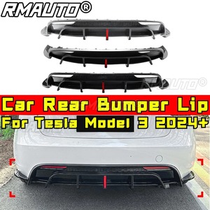 สำหรับ Tesla Model 3 2024+ อุปกรณ์ตกแต่งภายนอกรถยนต์ ชุดแต่งกันชนหลัง สปอยเลอร์ ดิฟฟิวเซอร์  แผ่นกันกระแทก  ชุดแต่งรอบคัน - Product Image 2