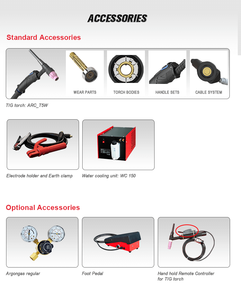 Machine à souder robuste AC/DC/MIX TIG refroidissement par eau <span class=keywords><strong>MASTERTIG</strong></span> 500CT IGBT Inverter haute fréquence compact 3 en 1 - Product Image 6