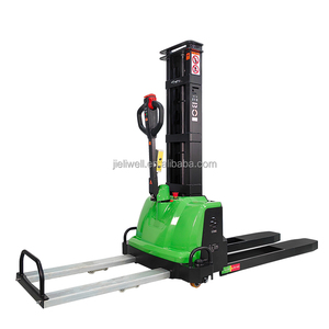 Apilador Eléctrico Portátil LIEBO de 1.3 Toneladas, con Batería de Litio, Elevación de 1300 mm, Apilador de Palés Autoelevable Totalmente Eléctrico - Product Image 1