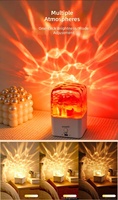 Nouveau projecteur d'ondulations aquatiques, haut-parleur rotatif, lampe d'ambiance RGB, caisson de basses HiFi, haut-parleur sans fil pour cadeau