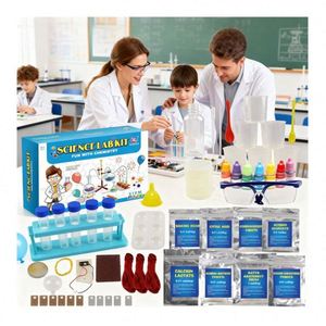 Kit de Laboratorio de Ciencias STEM Creativo, Juguete Educativo de Química para Niños, Aprendizaje Práctico Seguro, Diversión, Descubrimiento, Experimentos de Reacción - Product Image 6