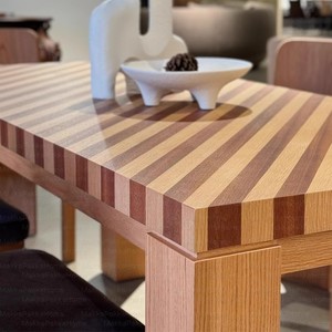 Mesa de comedor de madera maciza de diseño moderno para uso individual en el hogar y el <span class=keywords><strong>hotel</strong></span> Silla de madera maciza pura para sala de estar y estudio - Product Image 3