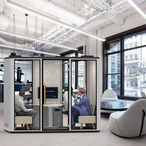 Glory Merge Promotion : Cabine de bureau portable, cabine téléphonique, espace de travail privé, modules de bureau modulaires et amovibles, installation facile - Product Image 4