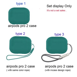 สำหรับ <span class=keywords><strong>airpods</strong></span> Pro <span class=keywords><strong>เคส</strong></span>ป้องกันพร้อมสายคล้อง<span class=keywords><strong>เคส</strong></span>ซิลิโคนนิ่มเคสหูฟังไร้สายสำหรับ <span class=keywords><strong>airpods</strong></span> Pro 2 - Product Image 4
