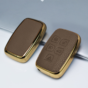 Tự Động Nội Thất Phụ Kiện Chìa Khóa Xe Phụ Kiện TPU + Da Chìa Khóa Xe Trường Hợp Bảo Vệ Bìa Phù Hợp Cho Land Rove <span class=keywords><strong>Jaguar</strong></span> Thông Minh <span class=keywords><strong>Key</strong></span> Trường Hợp - Product Image 4