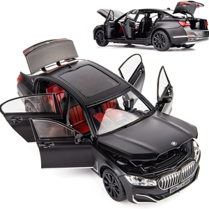 Voiture miniature en métal B M W 760 Li, échelle 1:24, berline de luxe, modèle de collection avec intérieur détaillé, 20×8 cm - Product Image 2