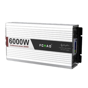อินเวอร์เตอร์ <span class=keywords><strong>FCHAO</strong></span> 3000W แบบ Pure Sine Wave สำหรับระบบโซลาร์เซลล์แบบออฟกริด ใช้ได้กับบ้าน รถยนต์ และกิจกรรมกลางแจ้ง พร้อมการรับประกัน 1 ปี - Product Image 1