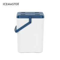 IceMaster Brevet Conception 7L 14L 26L 45L Plastique Camping Pique-Nique Pêche Randonnée Boîte De Refroidissement Nouveau Poisson Glacière Avec Roues