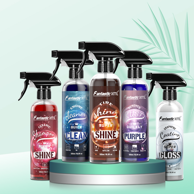Автомобильный набор чистящих средств для ухода за 5 шт. лучшее соотношение цена/качество автохимия комплект шампунь колеса чистящее средство для чистки стекол шины блеск спрей набор для мытья автомобиля