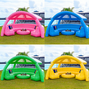 Set Divano Gonfiabile con Tettoia e Sedute, Perfetto per Giardino, Spiaggia, Piscina e Campeggio - Product Image 6