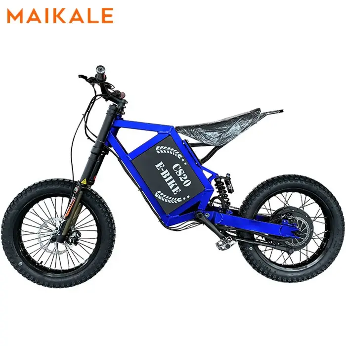 Simplicity frame offroad bomber 72V 5000W electric bike