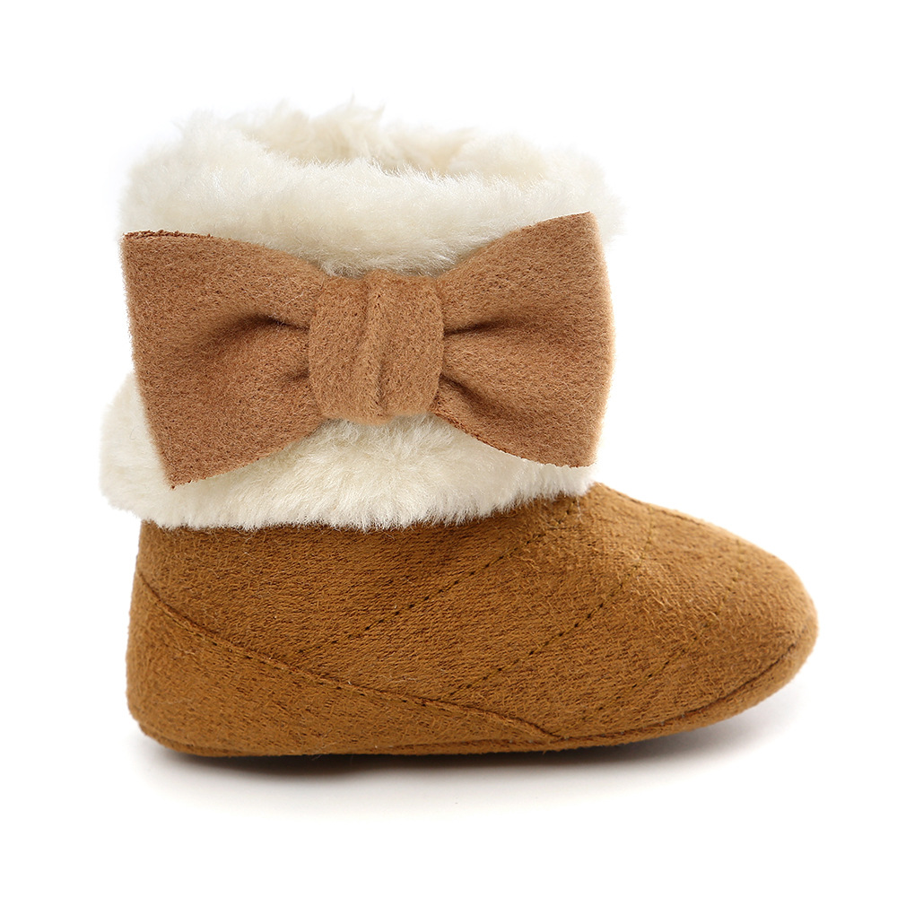 A special foreign trade rainbow baby boots baby hot wool cotton boots boots shoes