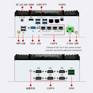 Nueva Mini PC Industrial Intel Core I7 de Doble Núcleo, SSD, DDR4, Enchufes US/AU, Mini Computadora con Gráficos Integrados para PLC, HMI, SCADA - Product Image 2