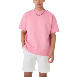 Camiseta de Lujo para Hombre de Talla Grande, 100% Algodón, Color Sólido, Transpirable, con Impresión por Sublimación Personalizada para Fitness - Product Image 6