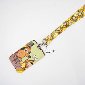 Low Price High-quality UV Printed Anti-lost Hard Shell Keychain <b>Lanyard</b> ID Card Holder - Product Image 2
