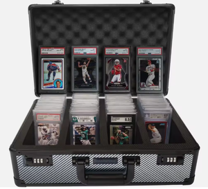 Boîte de rangement pour cartes gradées 4 rangées 160+ - Étui en fibre de carbone - Product Image 5