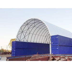Abri-conteneurs, garages, entrepôts, tentes dôme en acier galvanisé à installation facile, vente directe usine. - Product Image 1