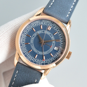 Montre mécanique unisexe 2026 au design minimaliste avec affichage du calendrier complet et lunette dorée pour professionnels haut de gamme - Product Image 4